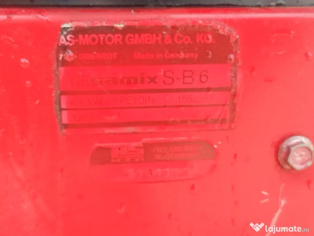 Tocător profesional Samix Allesfresser S-B 6 Motor Termic (Benzină) 