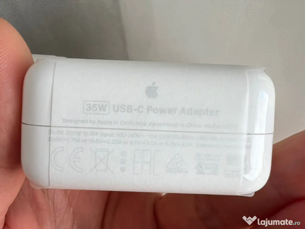 (INCARCATOR NOU) Incărcător original Apple 35W Dual USB-C 