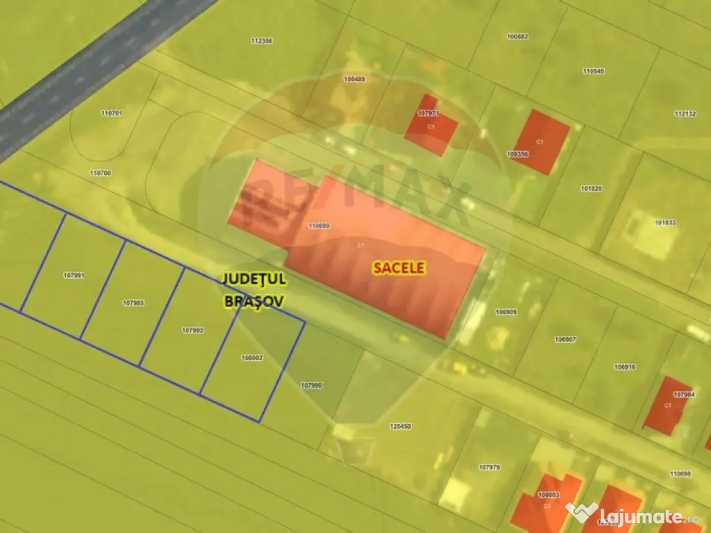 Teren 440mp Sacele - Strada Gospodarilor 