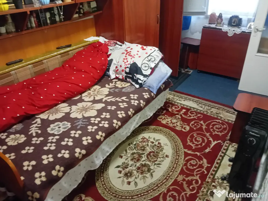 Garsoniera Piata Maratei 24mp parter mobilata termopan termoizolata luminoasa