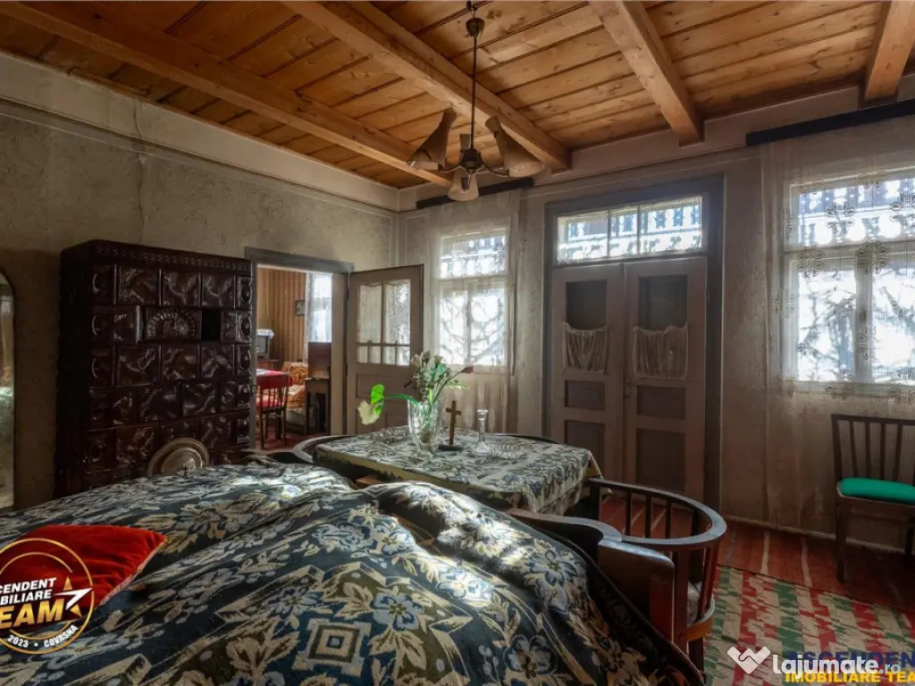 FILM! Domeniu de 6.221mp, livada pomi fructiferi casa si ane 