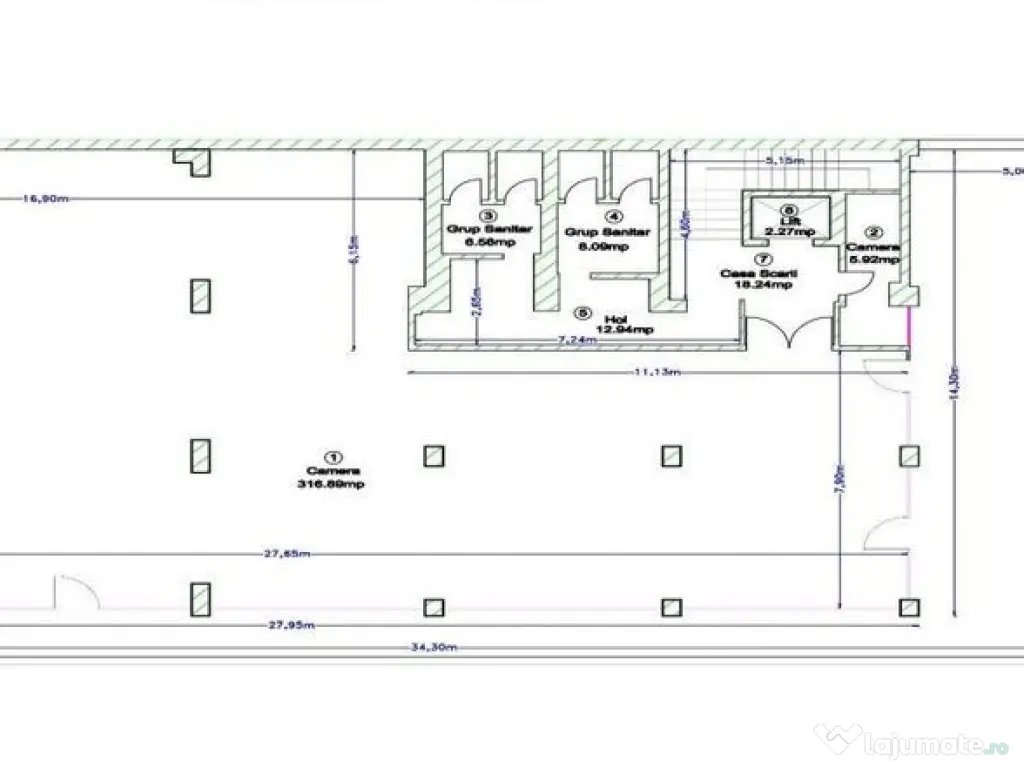 Spațiu de birouri de inchiriat zona Pipera 