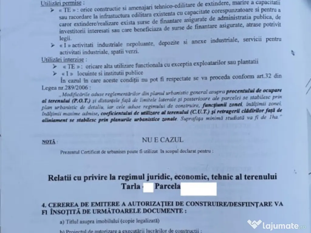 PLOIESTI zona de Centura - intravilan industrial 23500 mp la 