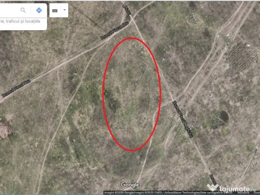 Teren Drumul Stegarului 3000 Mp Piscul Nou