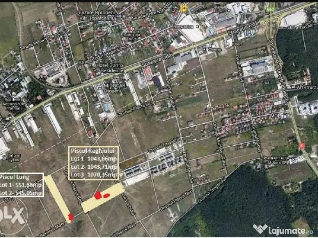 Teren Baneasa 3150 Mp Piscul Reghiului