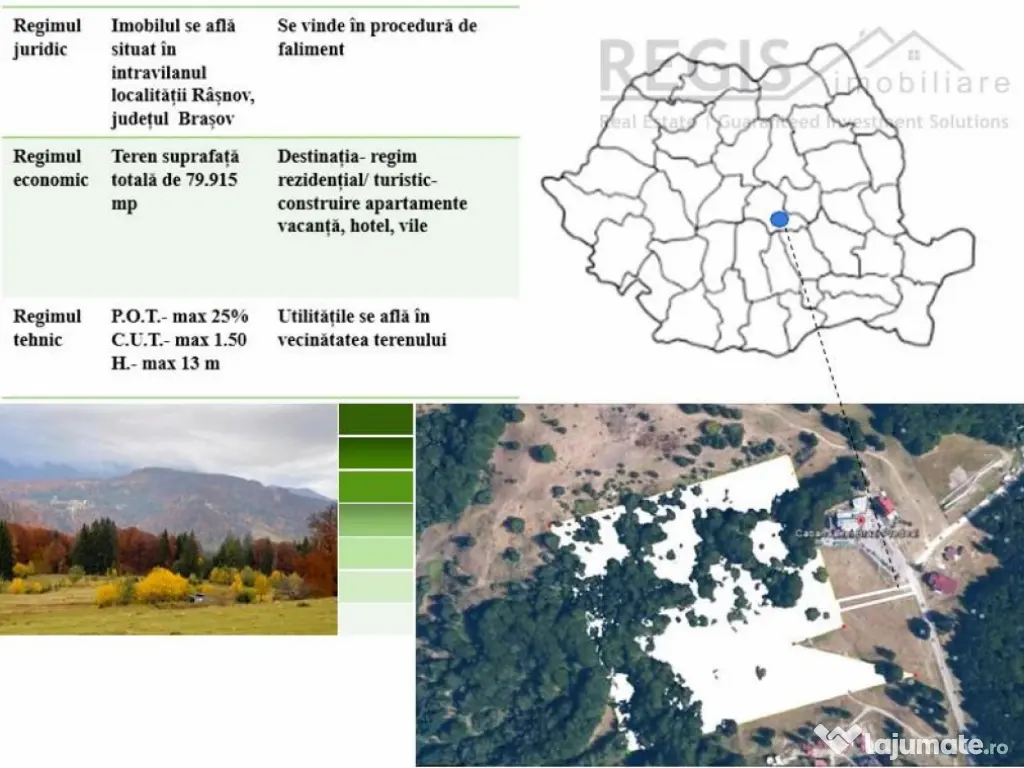 Teren Intravilan 80.000mp 3 Brazi,Predeal Comision 0