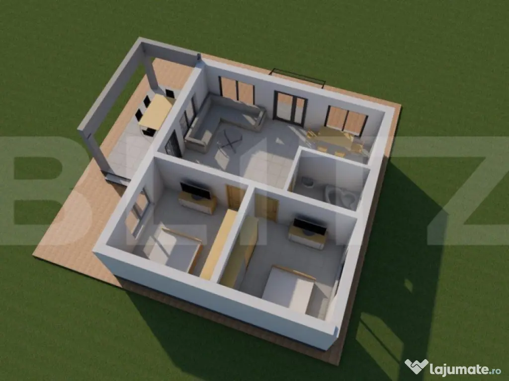 Casa Parter in complex privat finisata la cheie, Valea Voiev