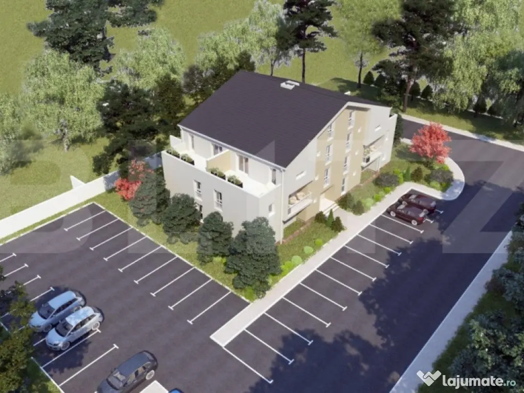 Apartament 3 camere, bloc tip vila P + 2, Sanpetru