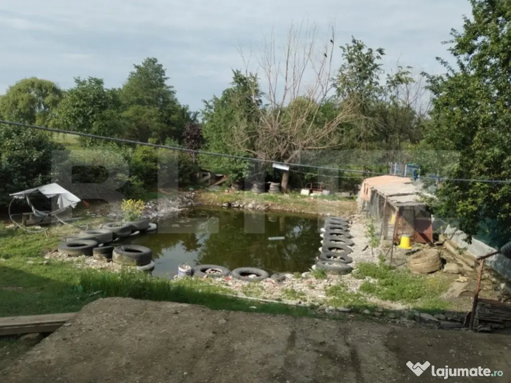 Casă de vacanță cu helesteu 180mp utili, 975mp teren Ulmi