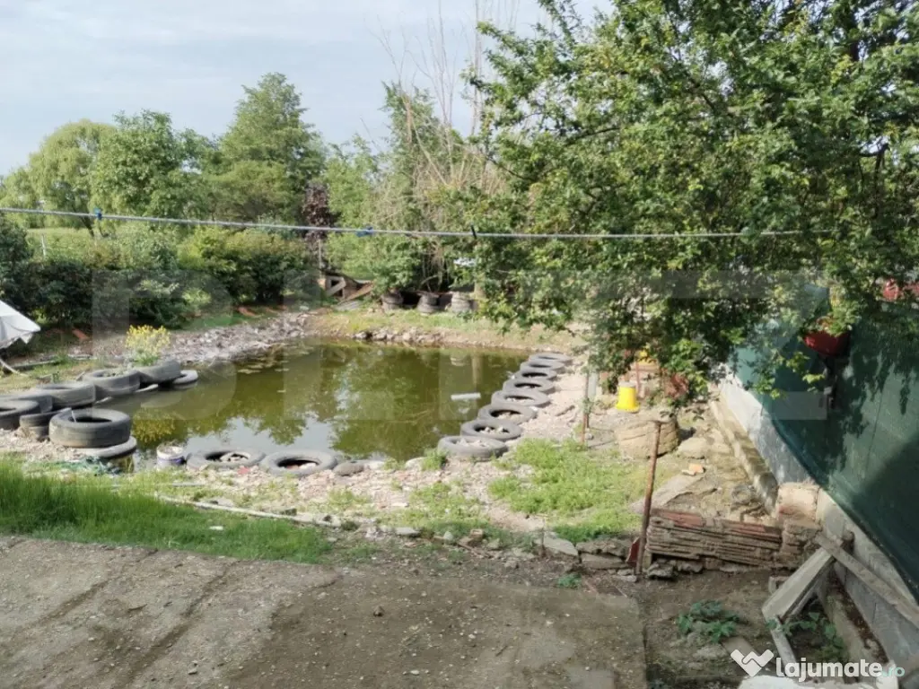 Casă de vacanță cu helesteu 180mp utili, 975mp teren Ulmi