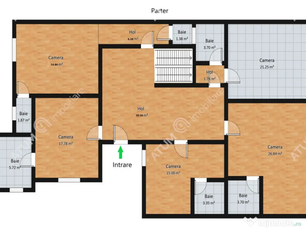Pensiune cu 6 camere curte de 139 mp zona Ultracentrala din 