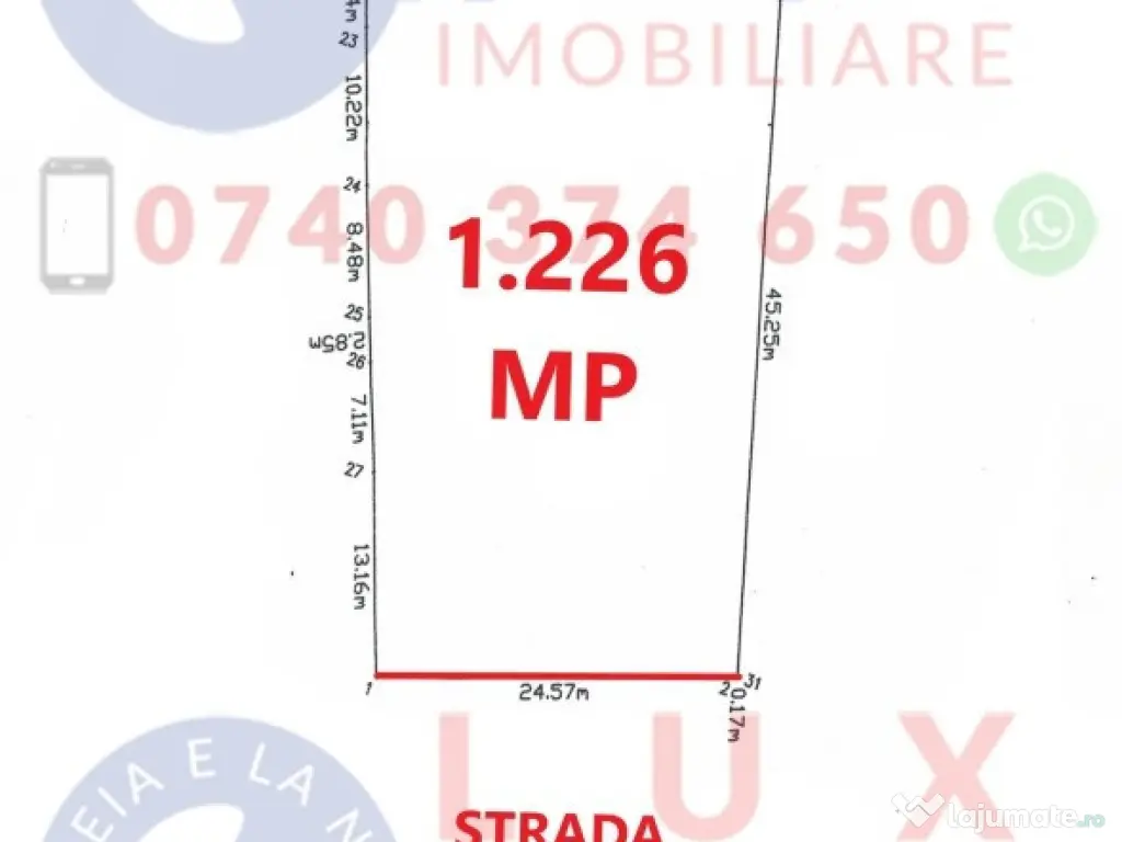 ID 7775 Lot teren intravilan - Comuna Somova