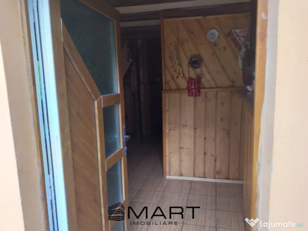 Teren extravilan 7432 mp, cu cabana de lemn Capalna AB