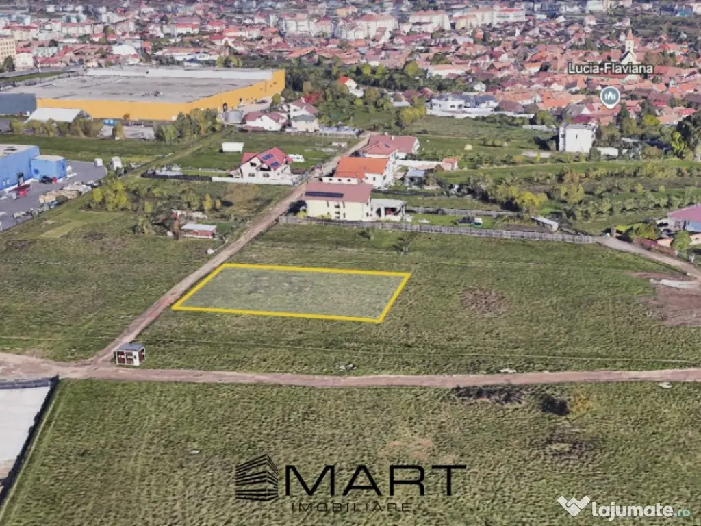 Teren intravilan 1235mp zona Metro 