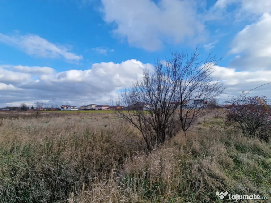 Cornetu, Str Aeroportului, teren 2470mp, deschidere 27ml, ut 