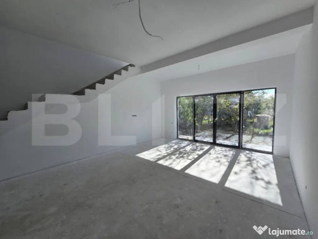 Casa semifinisata la ieșire din Apahida, 150 mp utili, zona