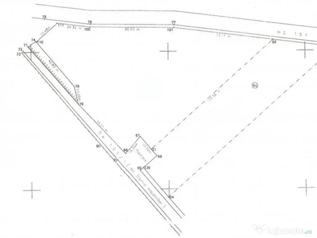 Teren intravilan, 9000 mp, Posibilitate parcelare, zona Drum