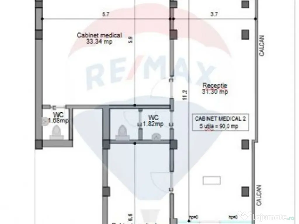 Spațiu comercial de 90mp de vânzare în zona Central