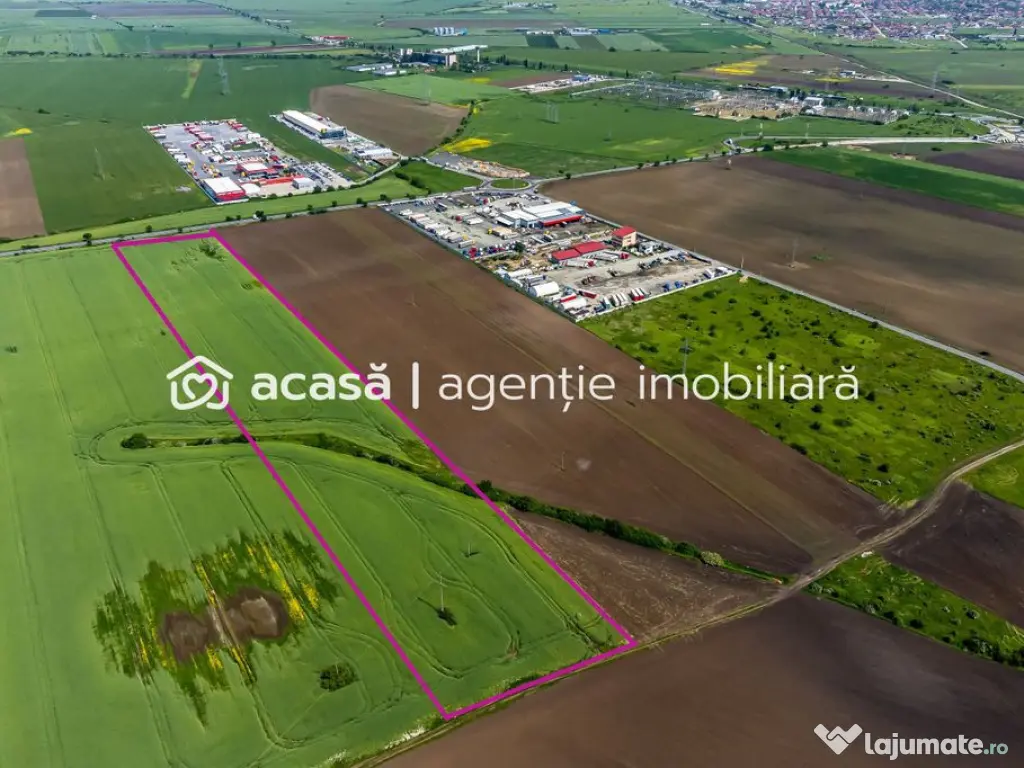 Teren intravilan cu PUZ aprobat în zona de centură Nord 