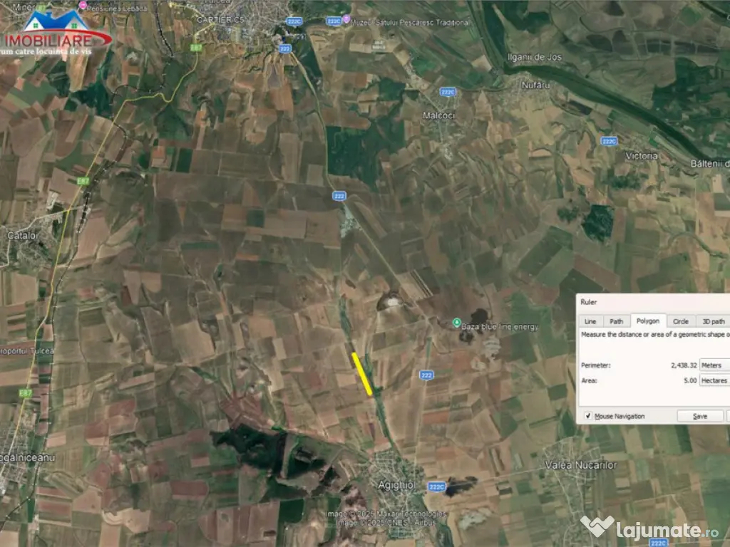 Teren agricol 5 ha de Agighiol