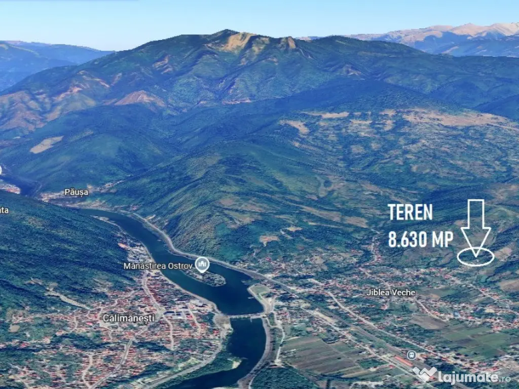 OPORTUNITATE DE INVESTITIE, TEREN 8630 MP, CALIMANESTI 