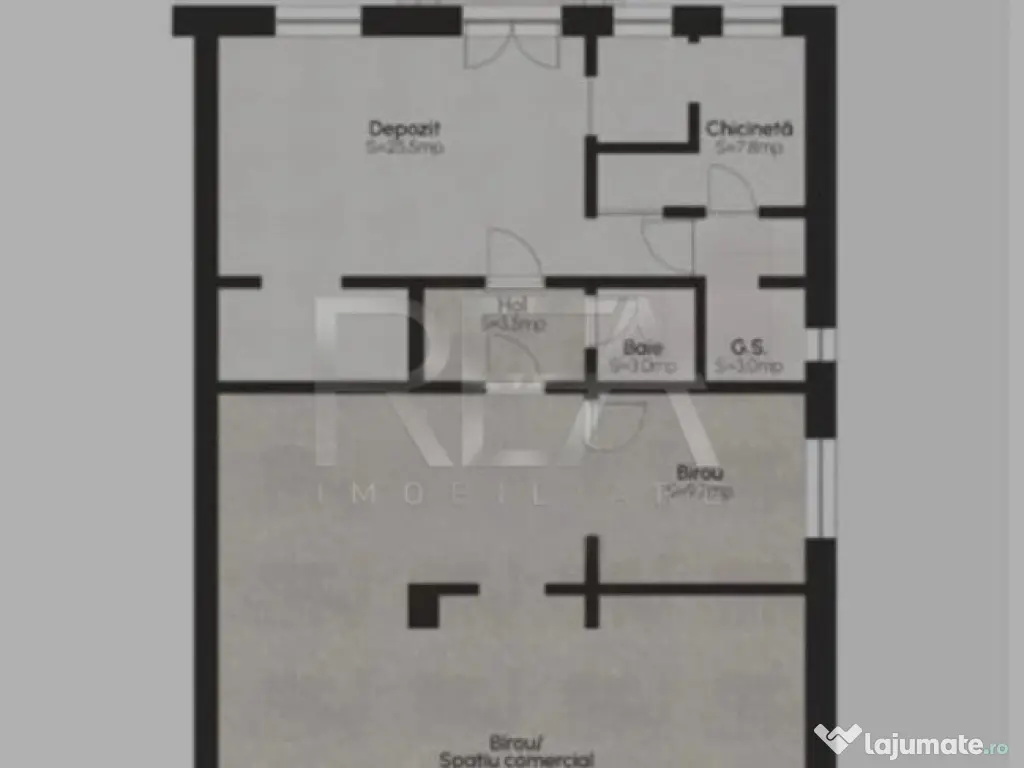 Spatiu de birou de vanzare - Zona 9 Mai, 112 mp utili, parte