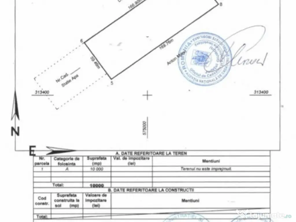 Vanzare teren 10.000mp Cornetu- Mihailesti