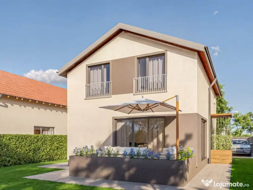 Case individuale în Sânpetru, cu teren 400 mp și toate...