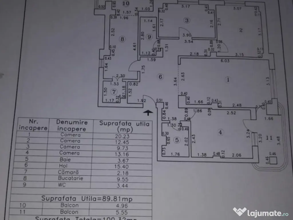 Apartament 4 camere, decomandat situat in zona Tomis III – 