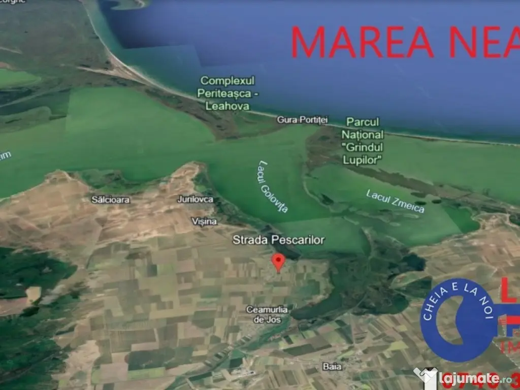 ID 6675 EXCLUSIVITATE - Teren cu casa in Sat Lunca- DELTA DUNĂRII