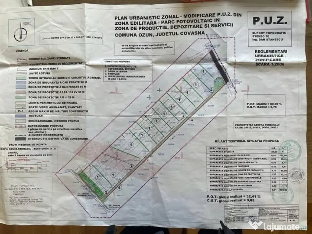 De vânzare terenuri intravilane între Chilieni si Ozun