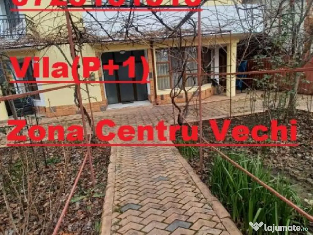 VILA(P 1), zona Centru-Vechi, Caramida, MERITA VAZUTA!