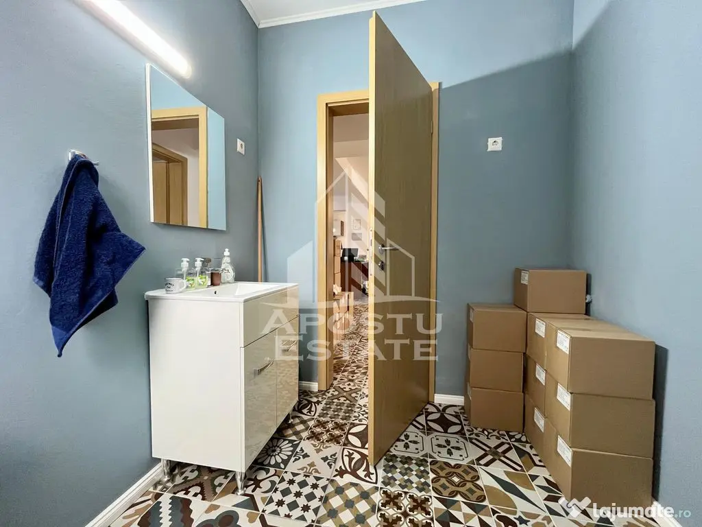 Apartament cu 2 camere, terasa 124mp, zona Torontalului