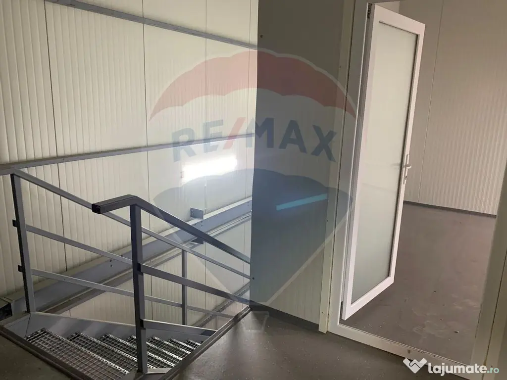 Spațiu industrial de 460mp de închiriat în zona Romanesti 