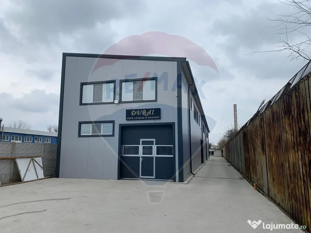Spațiu industrial de 460mp de închiriat în zona Romanesti 