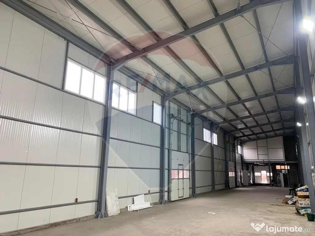 Spațiu industrial de 460mp de închiriat în zona Romanesti 
