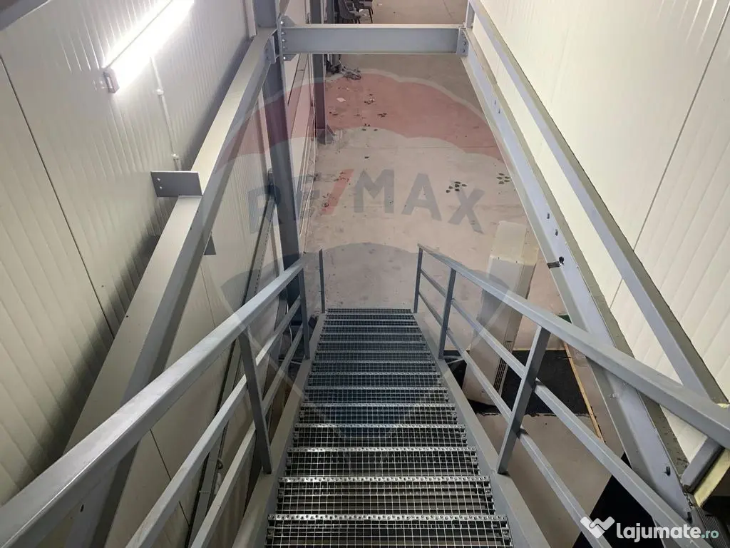 Spațiu industrial de 460mp de închiriat în zona Romanesti 
