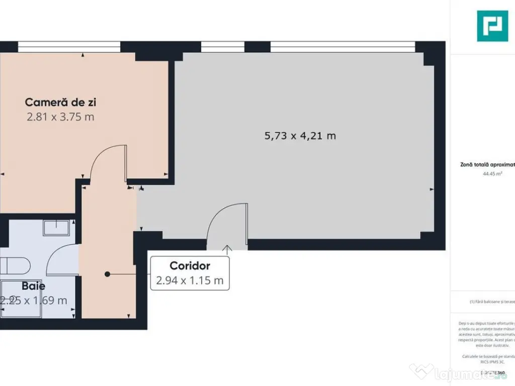 Spațiu de birouri NOU Parter 45 mp cu parcare