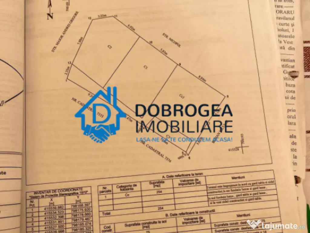 CENTRAL- CASA CU DESCHIDERE LA 2 STRAZI ,TEREN 275 MP