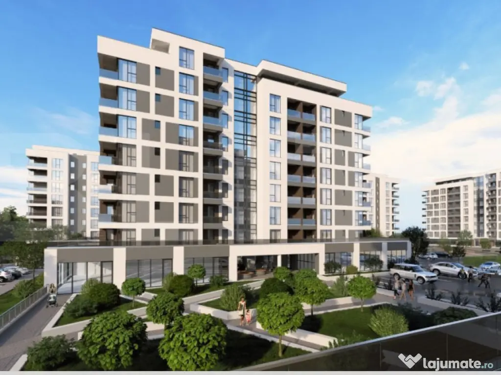 Apartament 3 camere, 61 mp, cu terasa de 77 mp, plata la dez