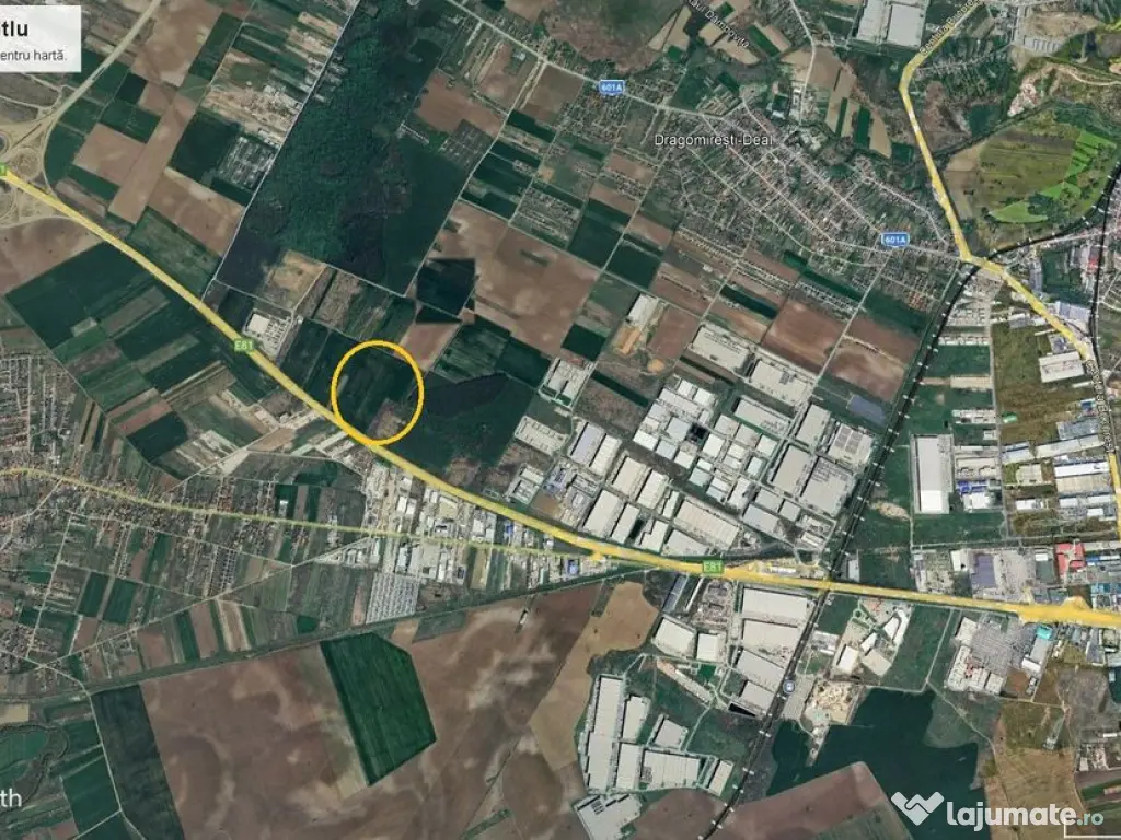 Teren intravilan Dragomiresti Deal A1 Bucuresti - Pitesti...