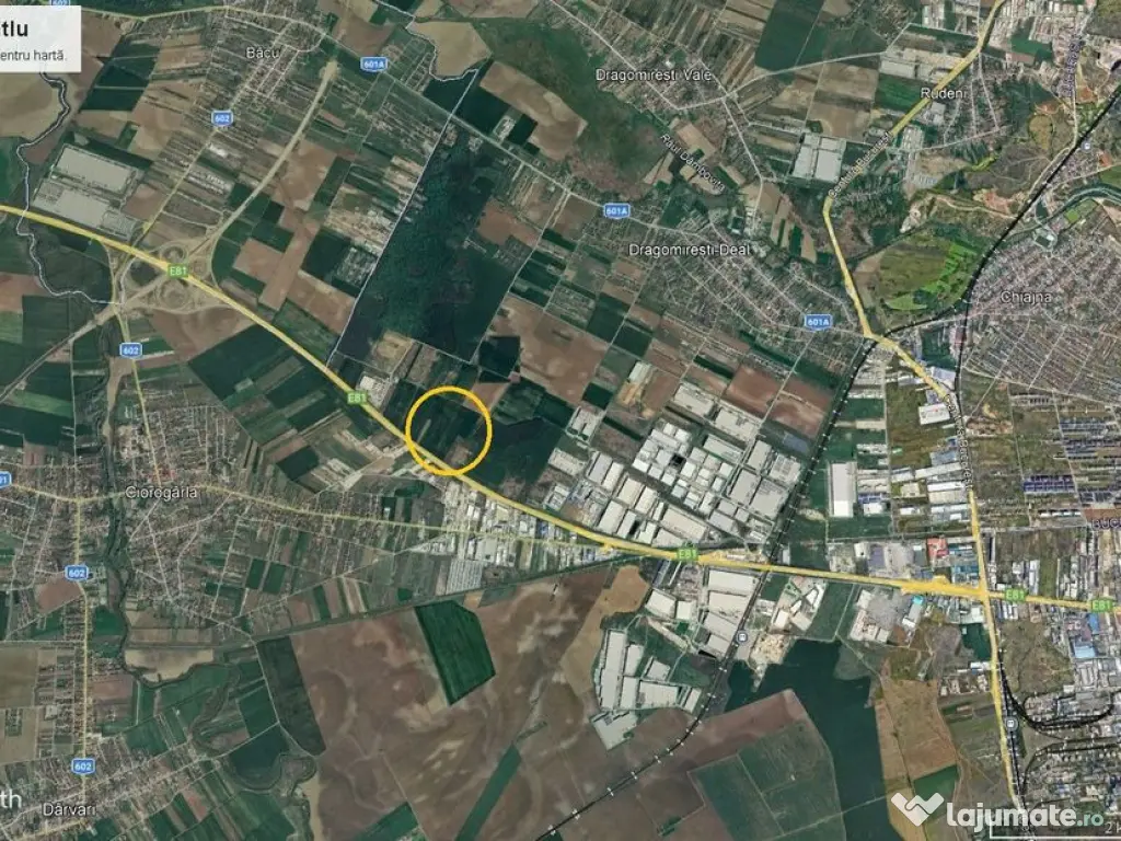 Teren intravilan Dragomiresti Deal A1 Bucuresti - Pitesti...