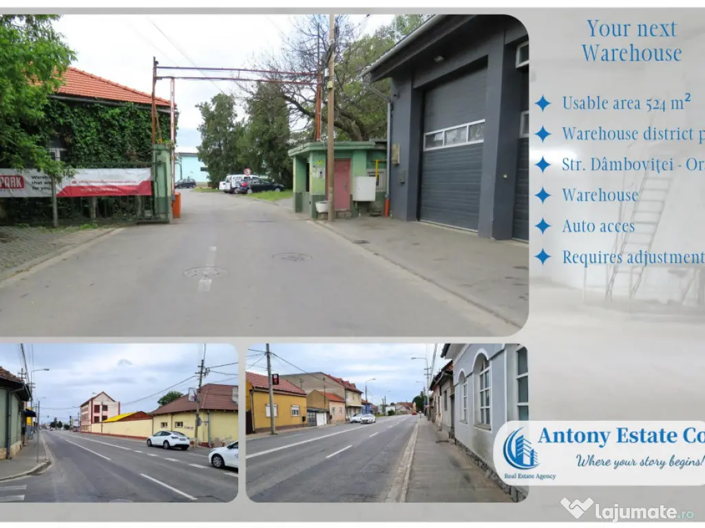 Hala Spatiu Depozit de inchiriat, Calea Clujului - Oradea 