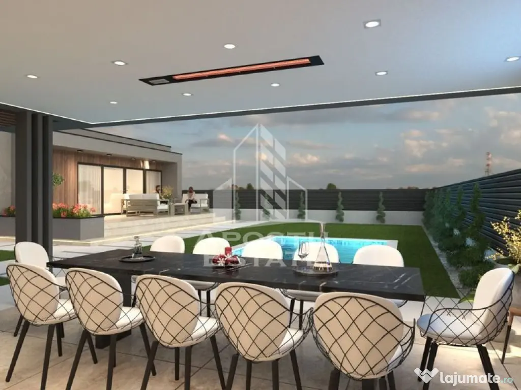Casa de lux, cu 7 camere, 4 bai, in Dumbravita