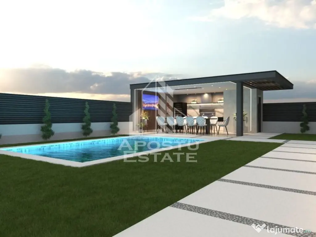 Casa de lux, cu 7 camere, 4 bai, in Dumbravita