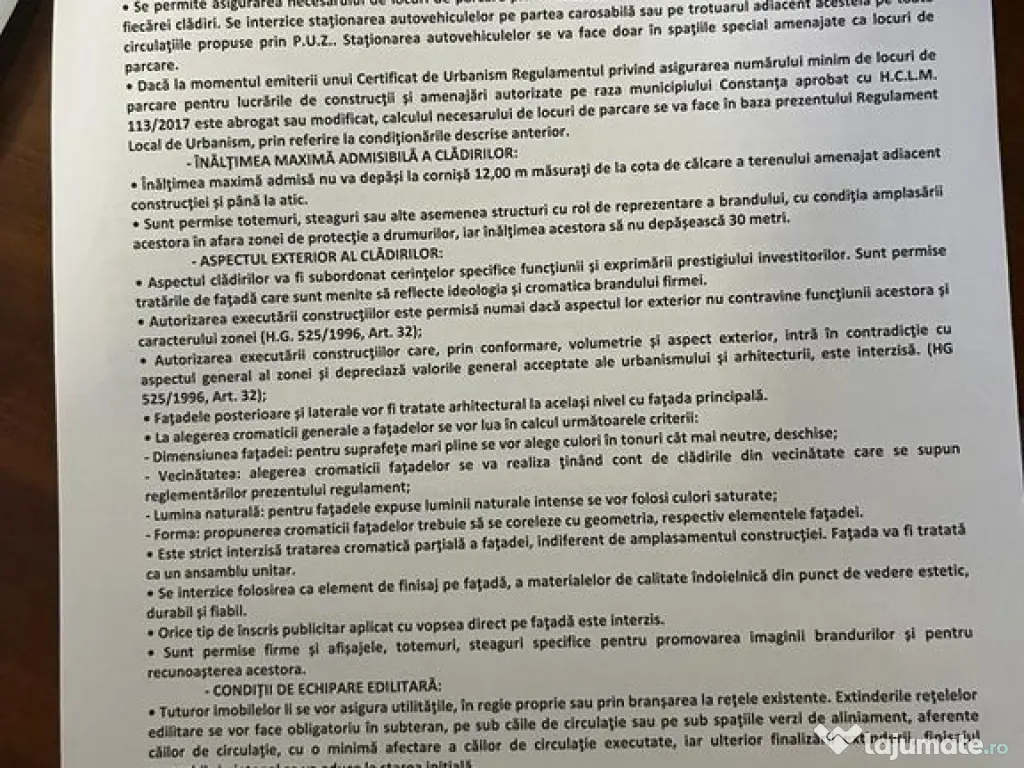 Teren spațiu depozite/producție/service cu PUZ și CU 