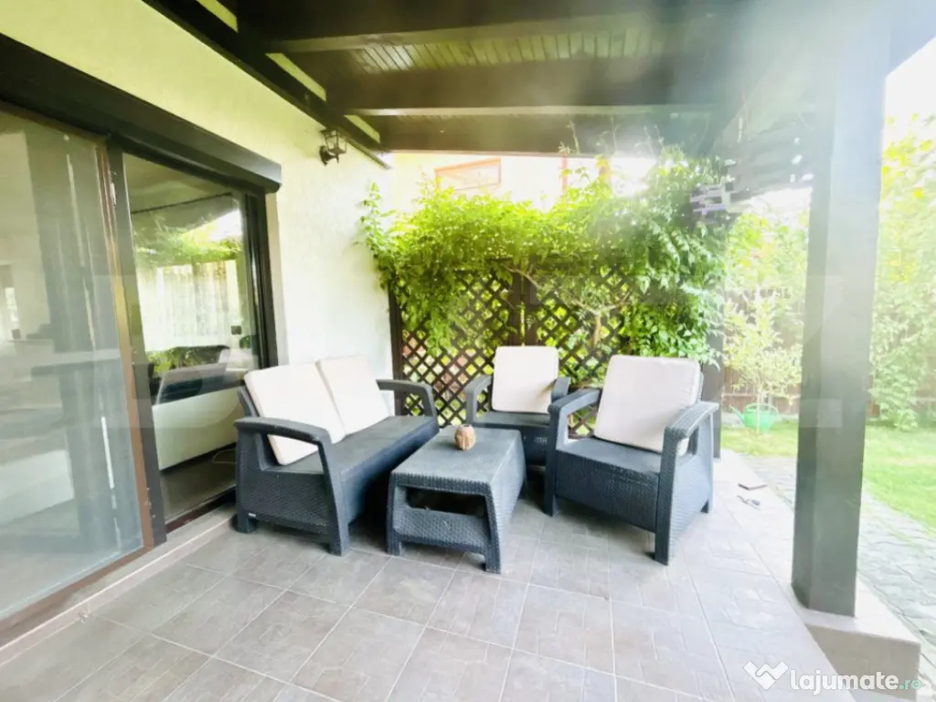 Duplex complet mobilat, cu grădină spațioasă în Dumbrav