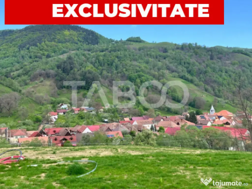 Teren 1059 mp in Raul Sadului– Natura liniste si investit 