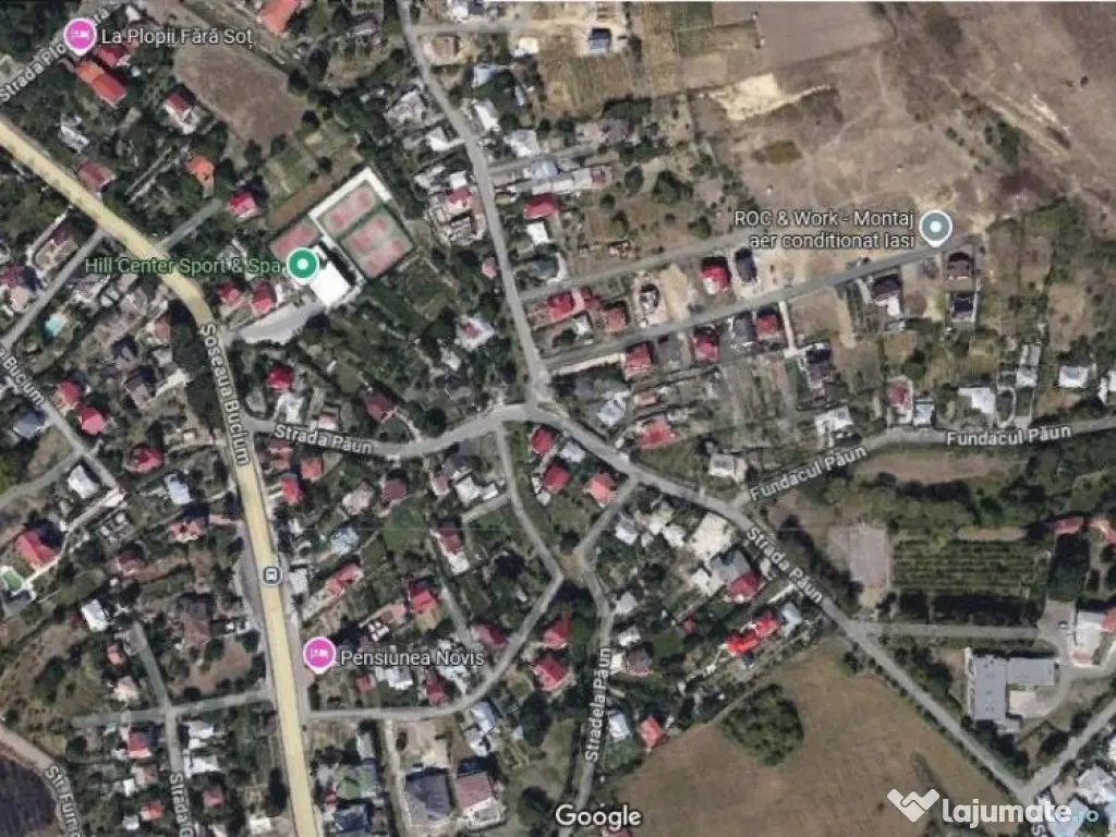 Bucium Teren 570mp la 400ml. de rond cu utilitati 