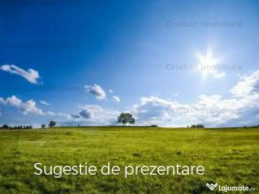 Teren intravilan de constructii Centura- 1866mp cu 26m desch